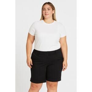 AB Studio Women’s Black Dress Capris Pants - Size 16, Classic Fit EUC